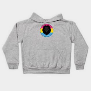 An Tir Pride - Pansexual - Populace Badge Style 2 Kids Hoodie